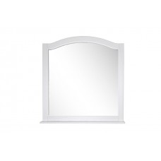 Зеркало Модерн 85 (Белый, Патина серебро)